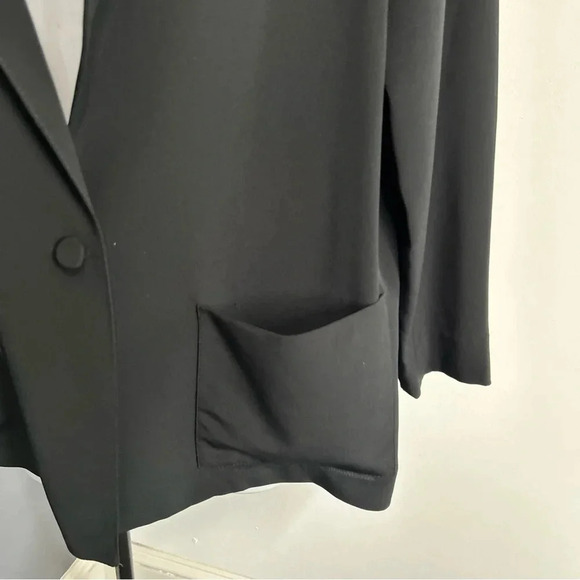 Vintage Campus Casual Of California Black Feather Accent Blazer‎ Whimsigoth - Picture 5 of 12